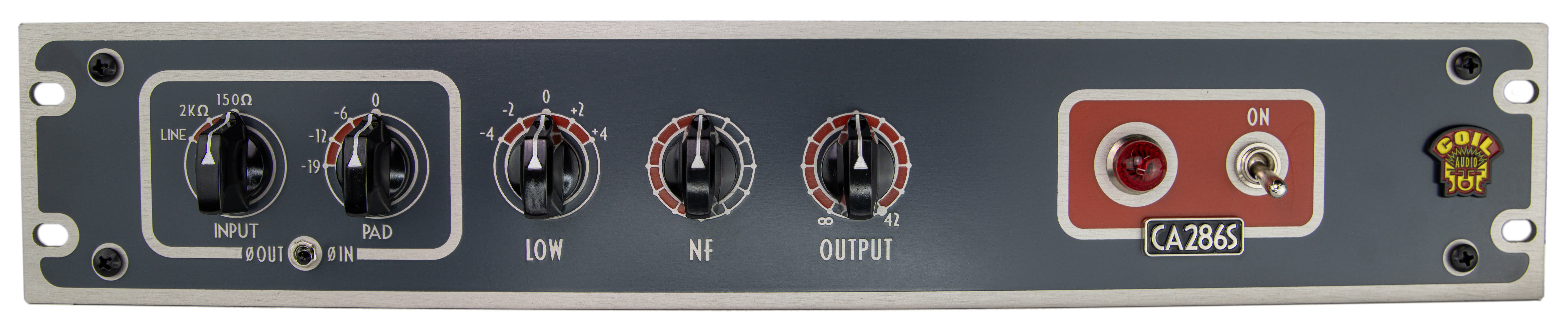 Coil Audio CA-286S プリアンプ+ PAN48V 新品同様 CA-286S — 2U Tube Mic/Line Preamp | Coil Audio